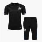 Camiseta baratas Liga de Campeones de Negro de Marsella formación